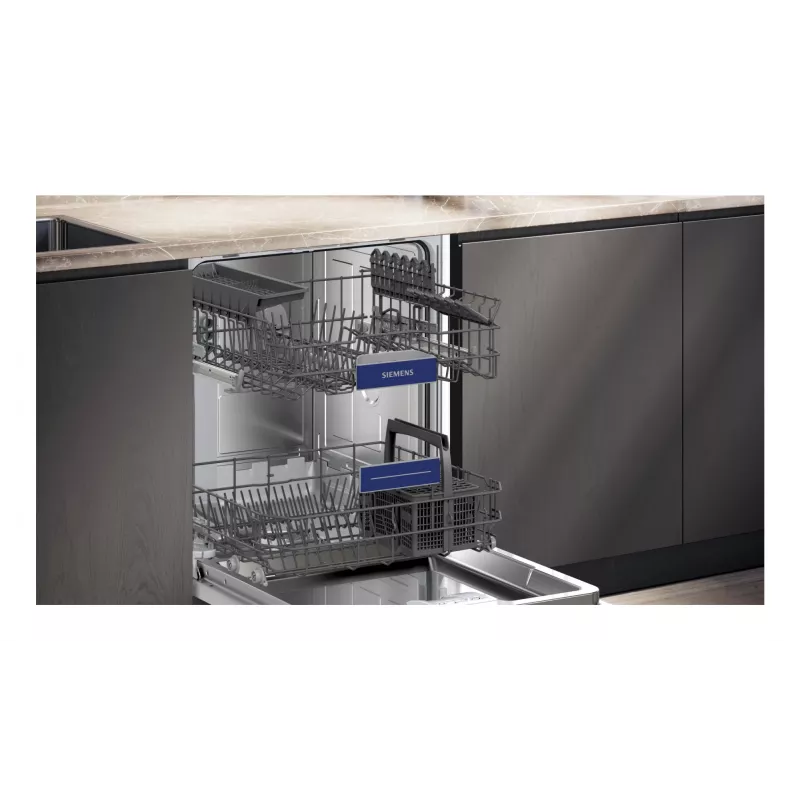 Lavastoviglie sottopiano Siemens SN43HW03TE, 13 coperti, 60 cm, bianco, 46 dB, Home Connect