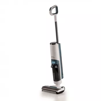 Ariete 2483 Aqua Force Wash & Vacuum, aspirapolvere intelligente, lavapavimenti senza fili, batteria ricaricabile, aspira e lava, peli di animali, sporco secco e bagnato, capacità 700 ml, accessori inclusi