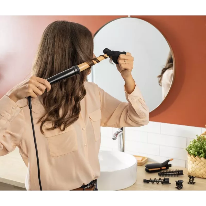 Rowenta Infinite Looks CF4231 Multistyler Warm nero, bronzo 1,8 m