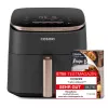 Cosori Turbo Blaze Chef Edition Single 6 L a libera installazione 1725 W friggitrice ad aria nero, oro rosa