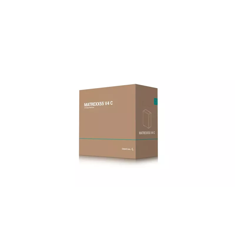 DeepCool MATREXX 55 V4 C R-MATREXX55-BCADA4-G-4 case Midi Tower per PC, vetro temperato, ATX/Micro-ATX/Mini-ITX, nero