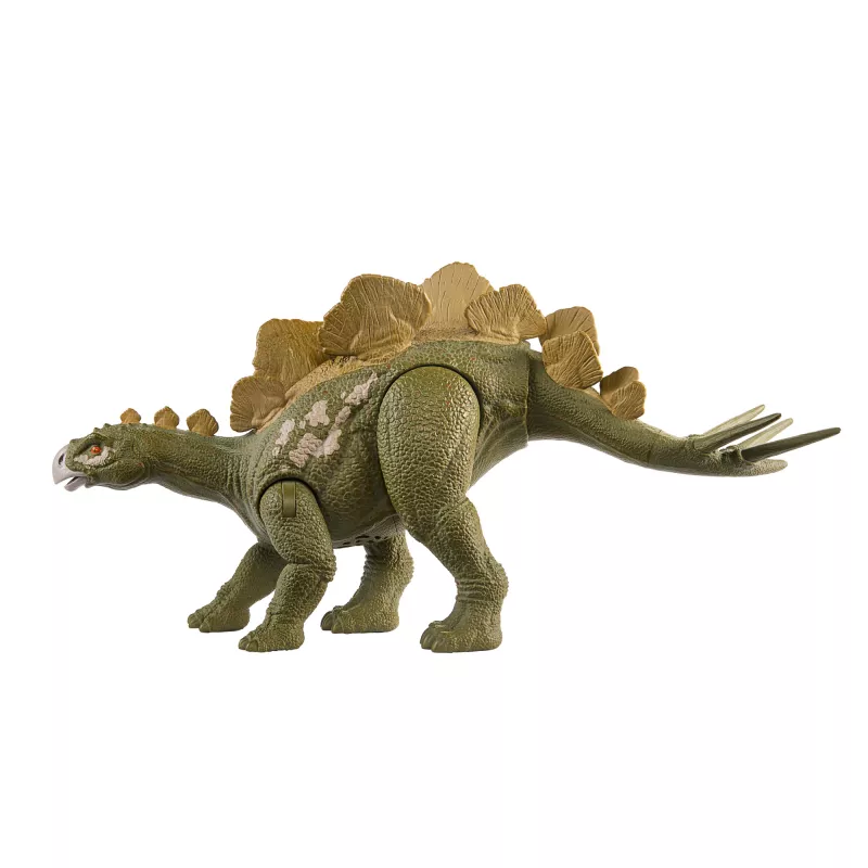 Action figure da collezione Mattel Jurassic World WILD ROAR Hesperosaurus