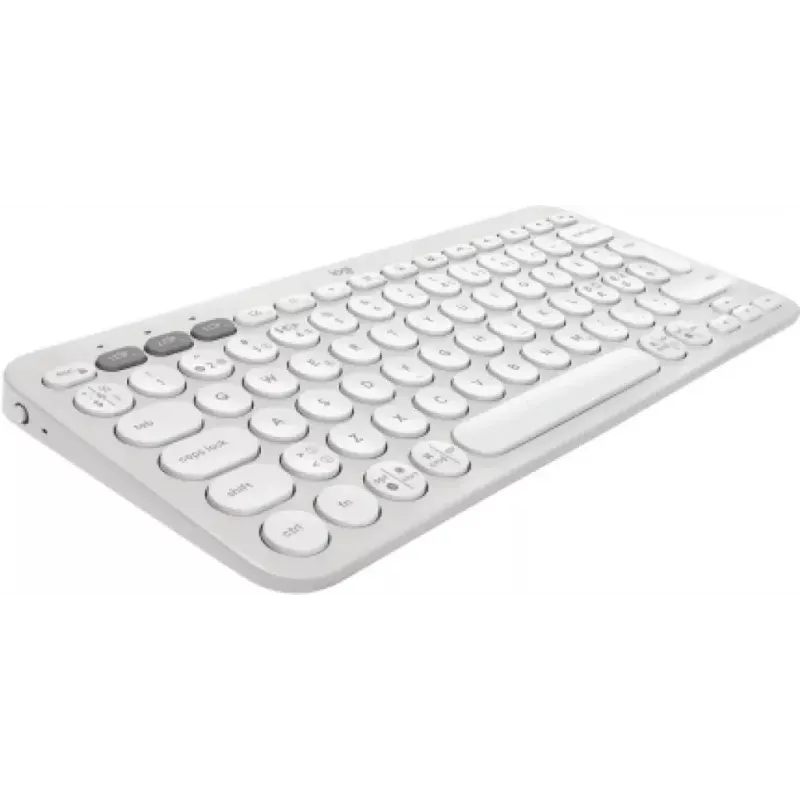 Tastiera Logitech Pebble Keys 2 K380s universale RF Wireless Bluetooth QWERTY danese finlandese norvegese svedese bianco