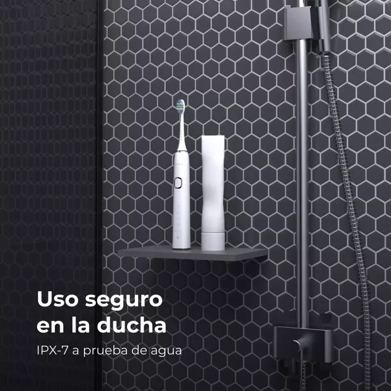 Spazzolino sonico AENO DB5 bianco 5 modalità ricarica wireless