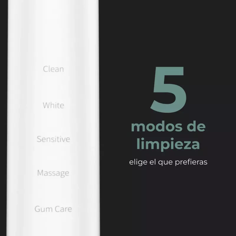 Spazzolino sonico AENO DB5 bianco 5 modalità ricarica wireless