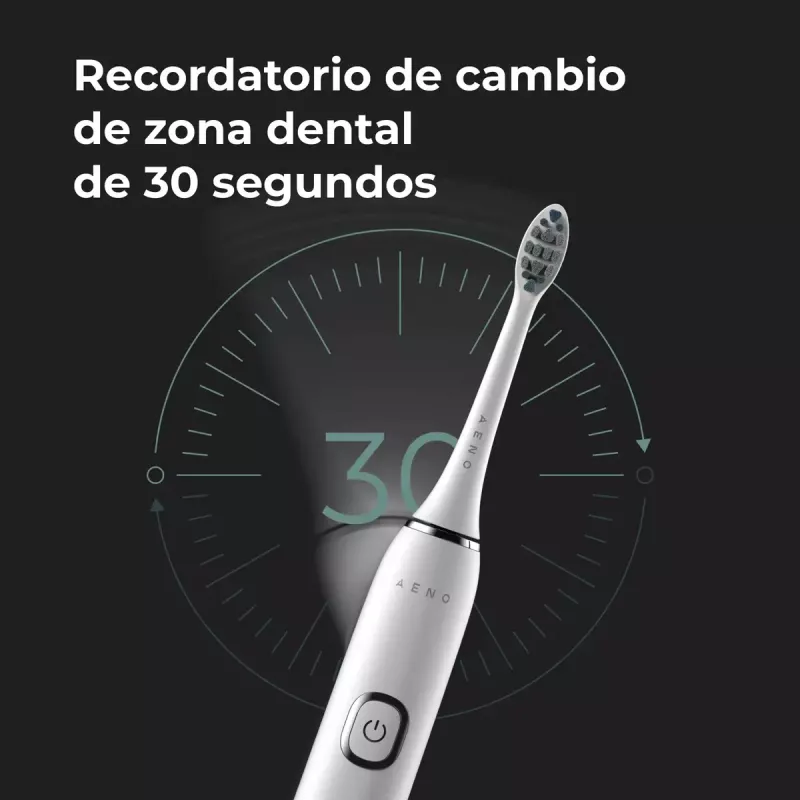 Spazzolino sonico AENO DB5 bianco 5 modalità ricarica wireless