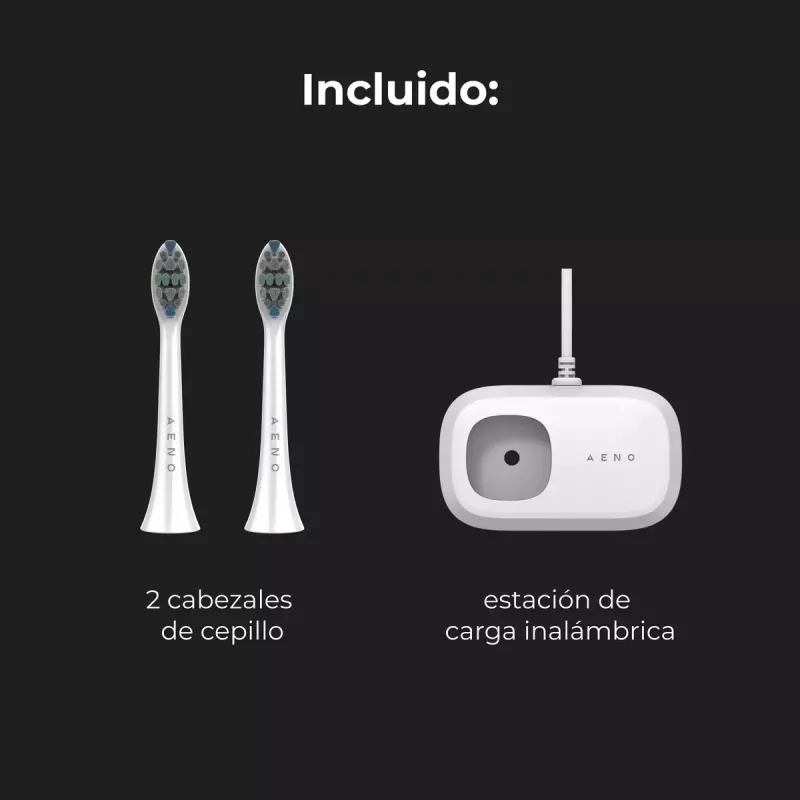 Spazzolino sonico AENO DB5 bianco 5 modalità ricarica wireless