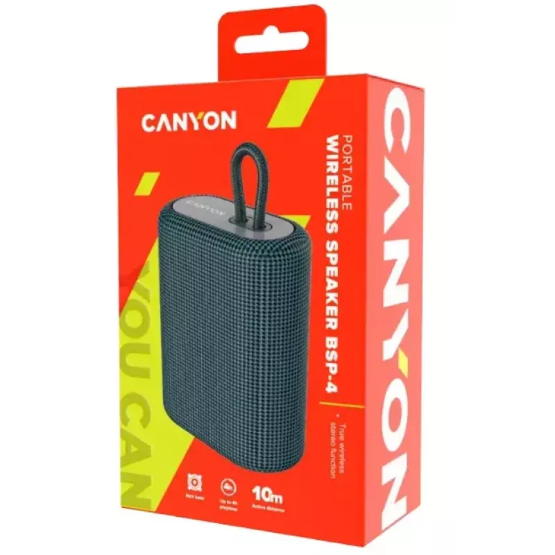 Altoparlante stereo portatile Canyon BSP-4 grafite