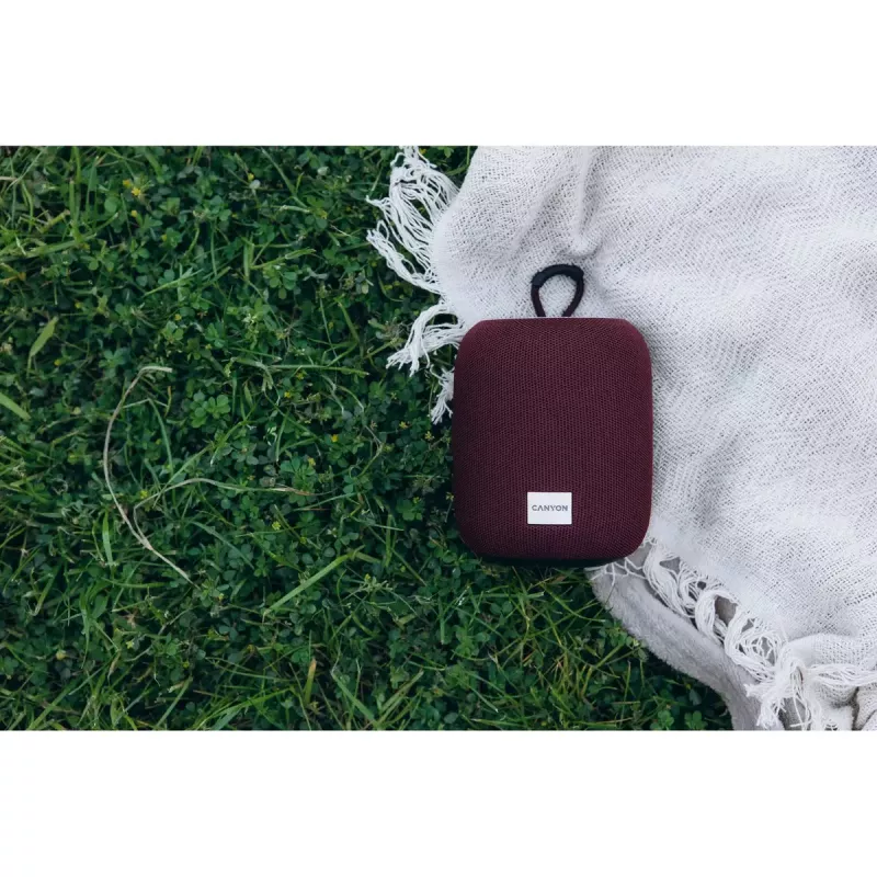 Canyon BSP-8 altoparlante Bluetooth portatile, 10 W, rosso