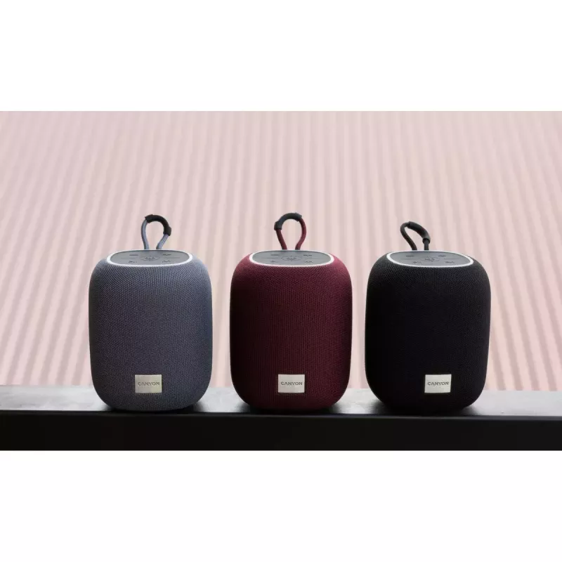 Canyon BSP-8 altoparlante Bluetooth portatile, 10 W, rosso