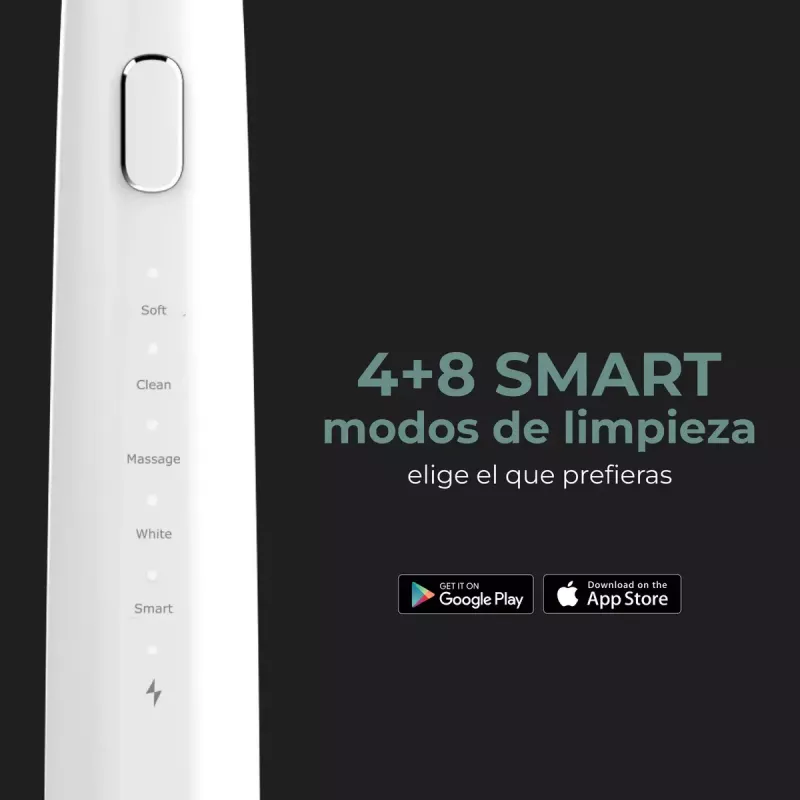 Spazzolino sonico AENO DB1S bianco 4 modalità 46000 giri/min