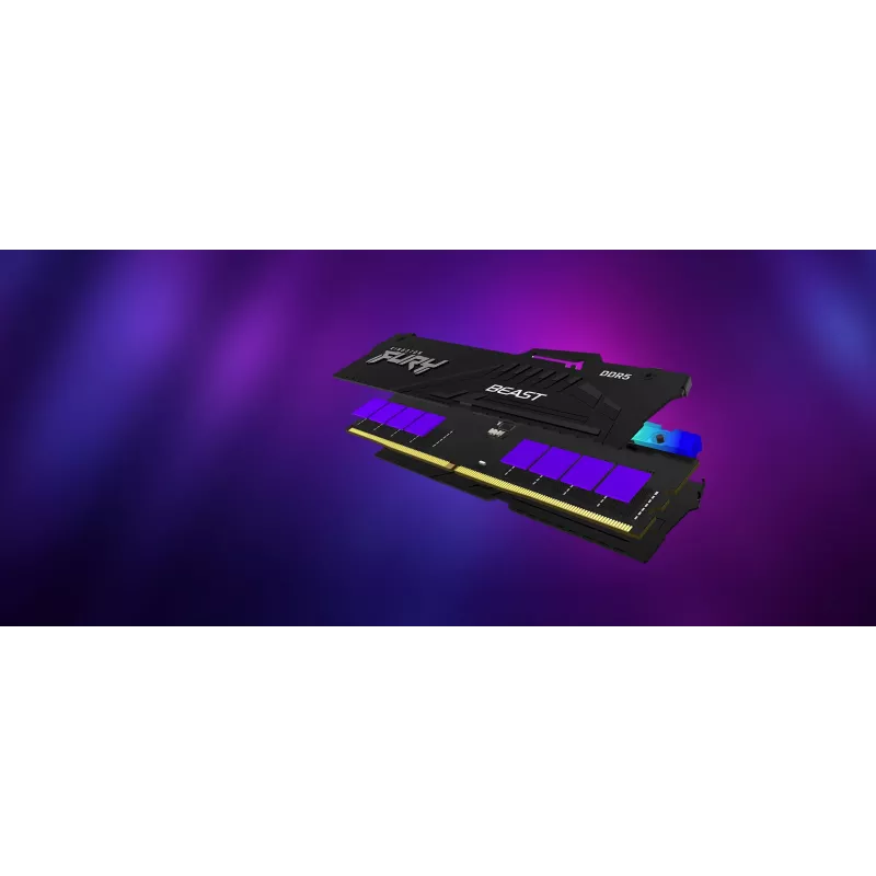 Kingston Technology FURY Beast 64GB 6000MT/s DDR5 CL36 DIMM (kit da 2) RGB