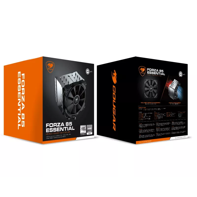Dissipatore/radiatore COUGAR Gaming CGR-FZAE85 12 cm nero