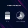 Lorgar TRIX-510 controller per giochi, nero, BT5.0, batteria integrata da 600 mAh, Type-C