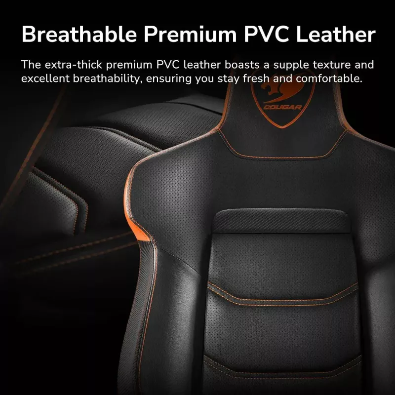 COUGAR Armor Evo CGR-EVO sedia gaming universale seduta imbottita nero, arancione