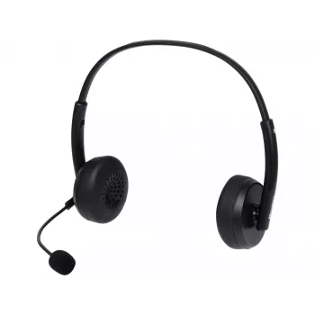 Sandberg cuffie USB Office Saver, con filo, chiamate/musica, 20 - 20000 Hz, 150 g, cuffie, nero