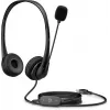HP cuffie stereo USB G2, con filo, ufficio/call center, 90 g, cuffie, nero