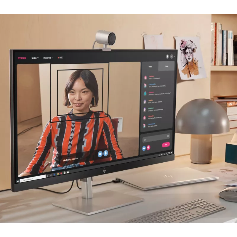 HP 950 webcam 4K, 3840 x 2160 pixel, Full HD, 30 fps, 1x, Auto, Auto