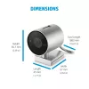 HP 950 webcam 4K, 3840 x 2160 pixel, Full HD, 30 fps, 1x, Auto, Auto