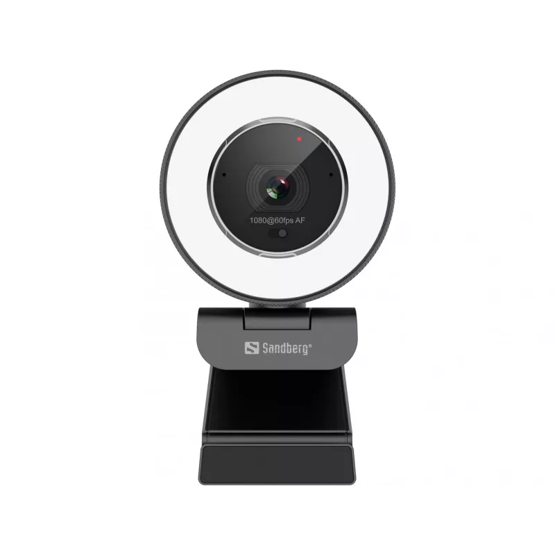 Sandberg Streamer USB Webcam Pro Elite 2560x1440 60fps nero
