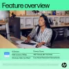HP 625 FHD Webcam, 4 MP, 1920 x 1080 Pixel, Full HD, business, USB, nero