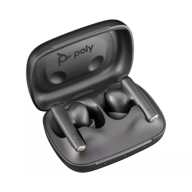 HP Poly Poly Voyager Free 60 UC Carbon nero auricolari +BT700 adattatore USB-A +custodia di ricarica basic