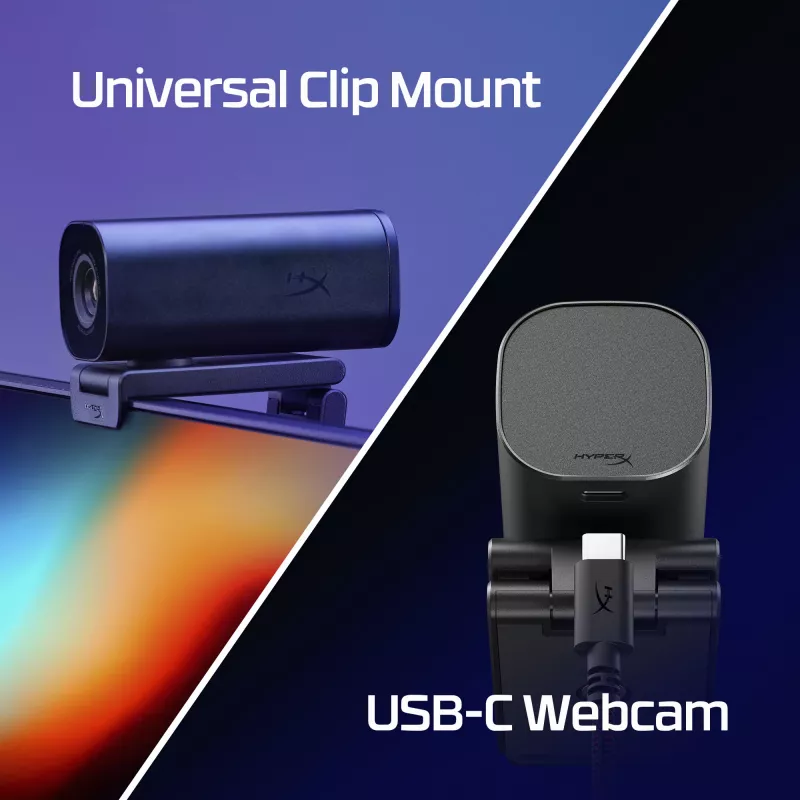 Webcam HyperX Vision S 75X30AA, rotazione/inclinazione