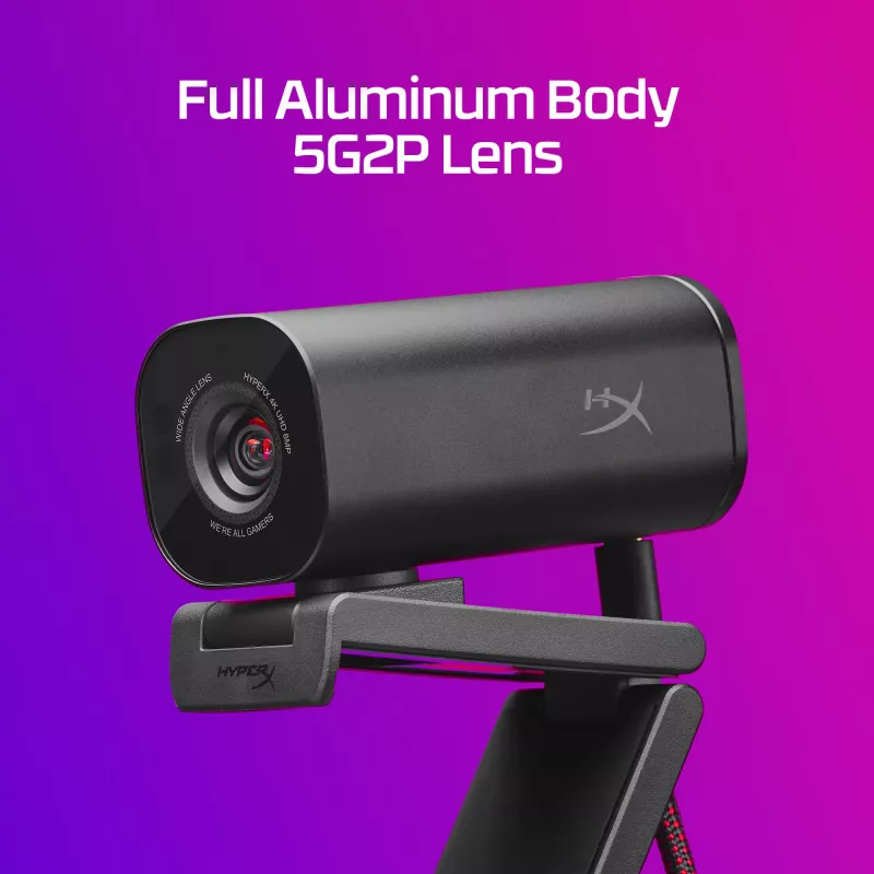 Webcam HyperX Vision S 75X30AA, rotazione/inclinazione