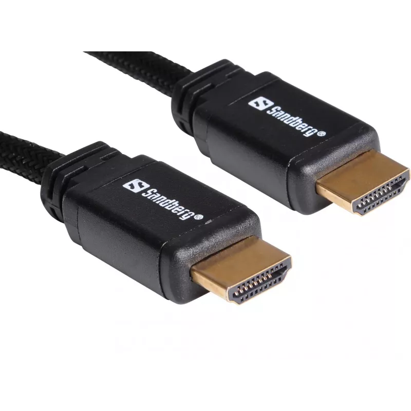 Cavo HDMI 2.0 Sandberg 19M-19M, 2 m, HDMI Type A (standard), HDMI Type A (standard), nero