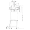 Supporto per display per insegne Techly ICA-TR33 177,8 cm (70