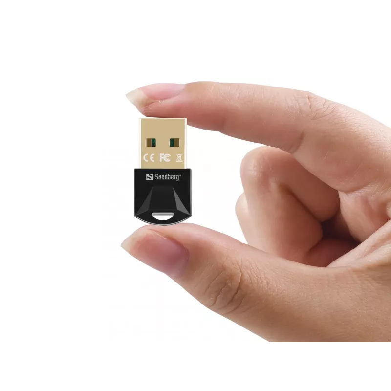 Dongle USB BT 5.3 Sandberg, wireless, USB, Bluetooth, 3 Mbit/s, nero