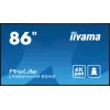 iiyama LH8664UHS-B2AG Signage Display piatto digital signage 2,17 m (85,6 inch) Wi-Fi 500 cd/m² 4K Ultra HD nero processore integrato Android 11 24/7