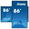iiyama LH8664UHS-B2AG Signage Display piatto digital signage 2,17 m (85,6 inch) Wi-Fi 500 cd/m² 4K Ultra HD nero processore integrato Android 11 24/7