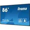 iiyama LH8664UHS-B2AG Signage Display piatto digital signage 2,17 m (85,6 inch) Wi-Fi 500 cd/m² 4K Ultra HD nero processore integrato Android 11 24/7