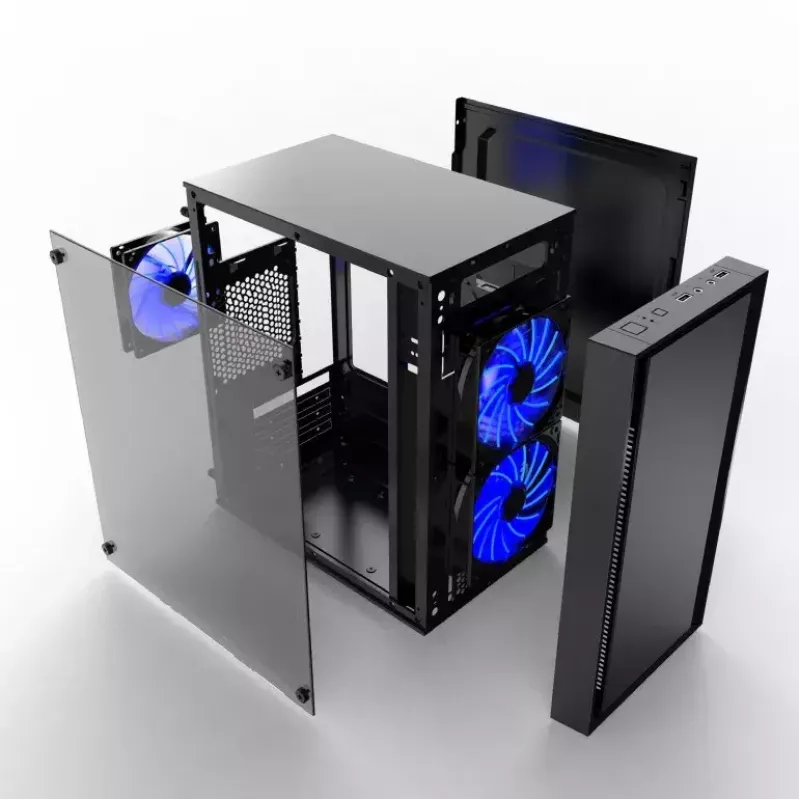 Case per computer Gembird CCC-FORNAX-960B Midi Tower nero