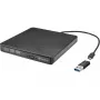 Unità DVD Sandberg USB-C/A, nero, tray, desktop/laptop, DVD Super Multi DL, USB Type-C, CD-R, CD-ROM, CD-RW, DVD+R DL, DVD-R, DVD-R DL, DVD-RAM, DVD-ROM, DVD-RW