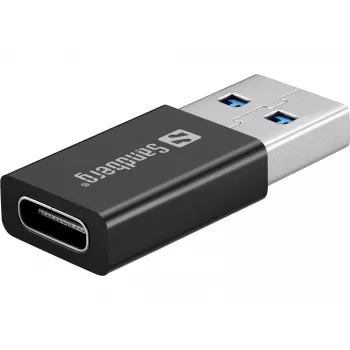 Unità DVD Sandberg USB-C/A, nero, tray, desktop/laptop, DVD Super Multi DL, USB Type-C, CD-R, CD-ROM, CD-RW, DVD+R DL, DVD-R, DVD-R DL, DVD-RAM, DVD-ROM, DVD-RW