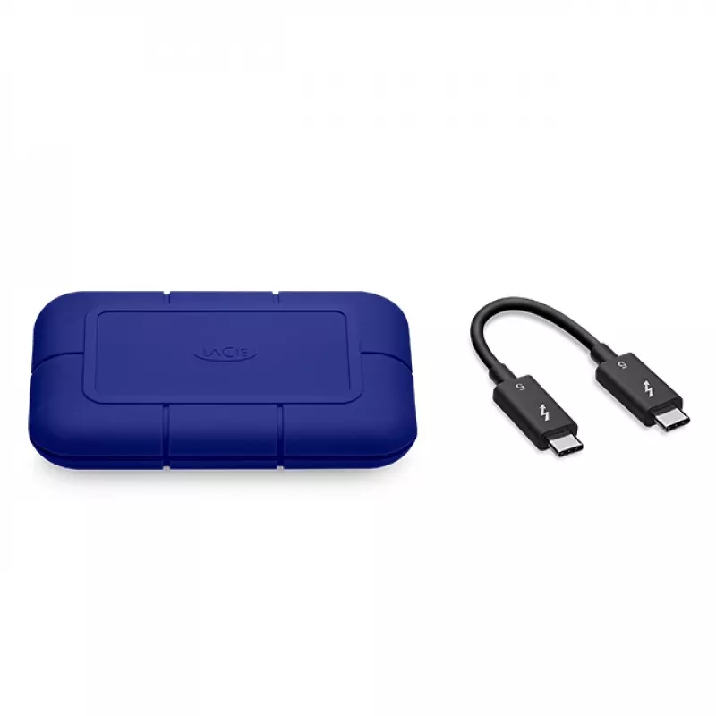 LaCie Rugged SSD Pro5 4 TB, Thunderbolt 5, blu, STNA4000400