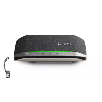 HP Poly Sync 20-M speakerphone adattatore USB-C/A, nero, Windows 10, Windows 11, MacOS, 20 h, CCC, CB, EAC, RoHS, BIS, Federal Communications Commission (FCC), CE, BSMI, 34 mm