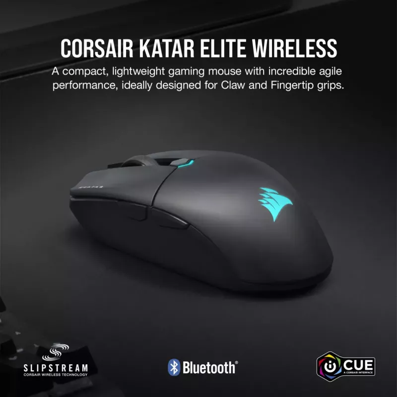 Mouse da gaming Corsair KATAR ELITE Wireless
