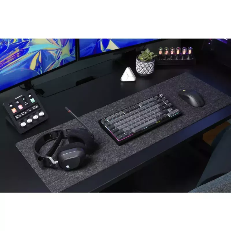 Tastiera da gaming meccanica Corsair K65 PLUS WIRELESS RGB Wireless USB nera