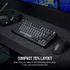 Tastiera da gaming meccanica Corsair K65 PLUS WIRELESS RGB Wireless USB nera