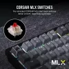 Tastiera da gaming meccanica Corsair K65 PLUS WIRELESS RGB Wireless USB nera