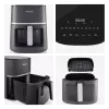 Hisense HAF1900D friggitrice ad aria calda, 7 l, 1800 W, 200 °C, 10 programmi preimpostati