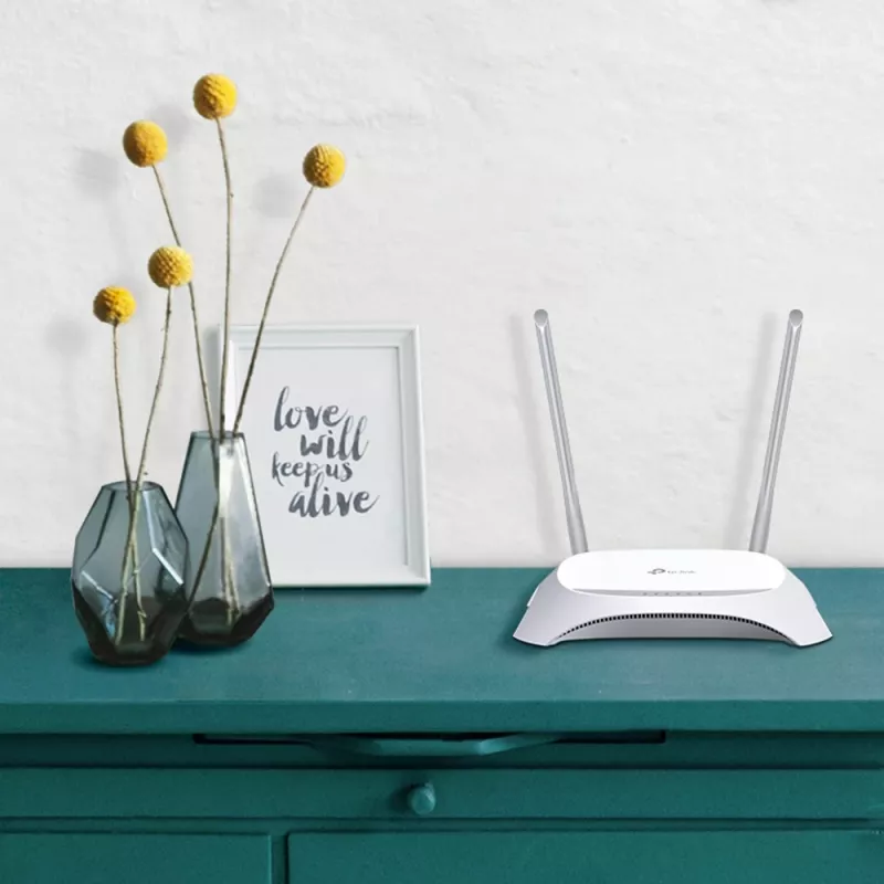 TP-Link TL-MR3420 Router WLAN Fast Ethernet Single-Band (2,4 GHz) Nero, Bianco
