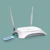 TP-Link TL-MR3420 Router WLAN Fast Ethernet Single-Band (2,4 GHz) Nero, Bianco