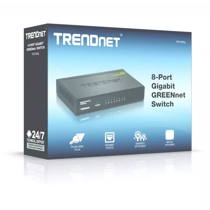 Switch unmanaged Trendnet GREENnet TEG-S82G