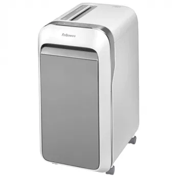 Fellowes LX Series distruggidocumenti LX221 20 fogli distruggidocumenti micro-taglio con contenitore estraibile da 30 litri massima sicurezza P5 bianco