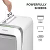 Fellowes LX Series distruggidocumenti LX221 20 fogli distruggidocumenti micro-taglio con contenitore estraibile da 30 litri massima sicurezza P5 bianco