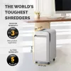 Fellowes LX Series distruggidocumenti LX221 20 fogli distruggidocumenti micro-taglio con contenitore estraibile da 30 litri massima sicurezza P5 bianco